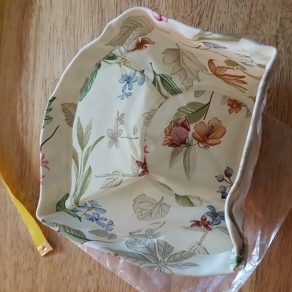 Fabric Longaberger liner buffet buddy liner Botanical Fields NWT - Picture 3 of 5